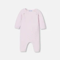Combinaison bébé fille - rose pale jacadi
