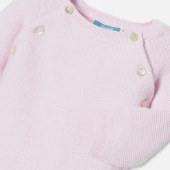 Combinaison bébé fille - rose pale jacadi