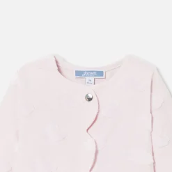 Combinaison bébé fille motif nuage - rose pale jacadi