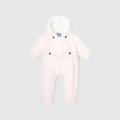 Combinaison pilote bébé fille - rose pale jacadi