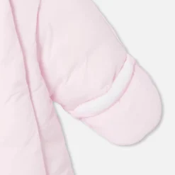 Combinaison pilote bébé fille - rose poudre jacadi