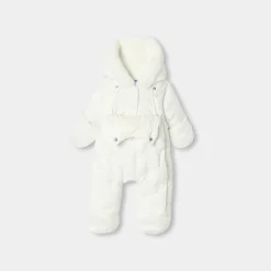 Combi-pilote bébé fille - blanc doux jacadi