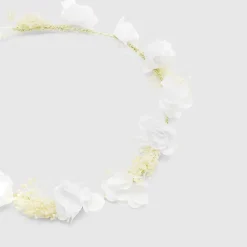 Couronne de fleurs enfant fille - blanc jacadi