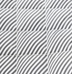 Coussin chaise haute TOBO - blanc/gris