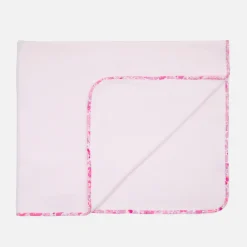 Couverture double épaisseur en polaire - rose/multicolore