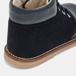 Desert boots bébé garçon en cuir - marine jacadi