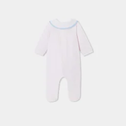 Dors-bien bébé fille en velours - rose pale jacadi
