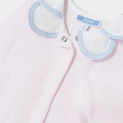 Dors-bien bébé fille en velours - rose pale jacadi