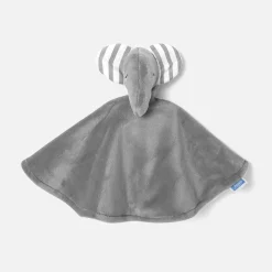 Doudou réversible - blanc/gris