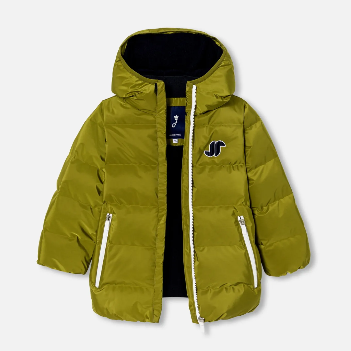 Doudoune à capuche enfant garçon - kaki