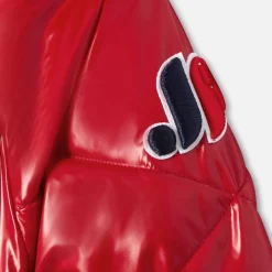 Doudoune enfant fille - rouge brique