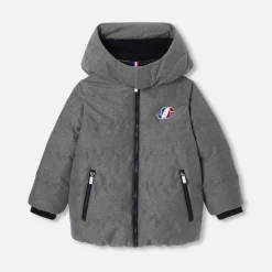 Doudoune enfant garçon - gris chine clair jacadi