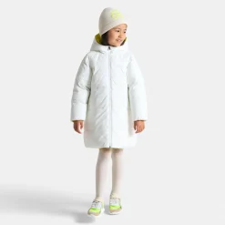 Doudoune longue enfant fille - blanc doux jacadi