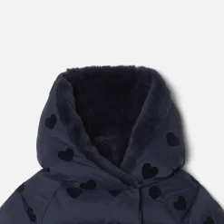 Doudoune mi-longue bébé fille - marine jacadi