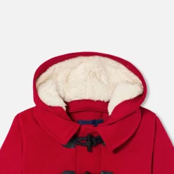 Duffle coat bébé - rouge rubis