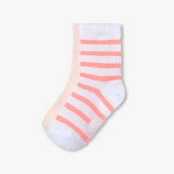 Duo de chaussettes bébé fille - rose bubble