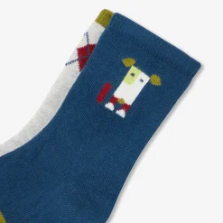 Duo de chaussettes bébé garçon - multicolore