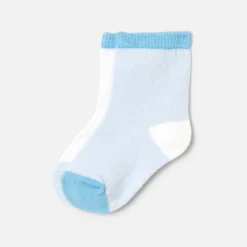 Duo de chaussettes bébé garçon - bleu/multicolore