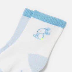 Duo de chaussettes bébé garçon - bleu/multicolore