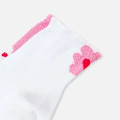 Duo de chaussettes enfant fille - rose/multicolore