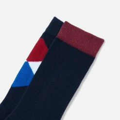 Duo de chaussettes hautes enfant garçon - multicolore