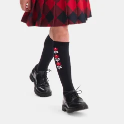 Duo de chaussettes hautes enfant fille - marine jacadi