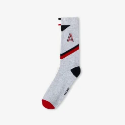 Duo de chaussettes hautes enfant garçon - rouge/multicolore