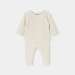 Ensemble bébé fille en tricot - blanc doux jacadi