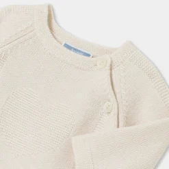 Ensemble bébé fille en tricot - blanc doux jacadi