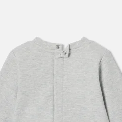 Ensemble bébé garçon en molleton - gris/marine