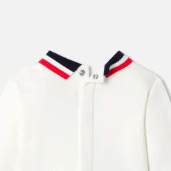 Ensemble confort bébé garçon - blanc/bleu