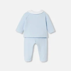 Ensemble confort bébé garçon - bleu pale