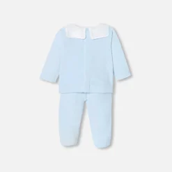 Ensemble confort bébé garçon - bleu pale