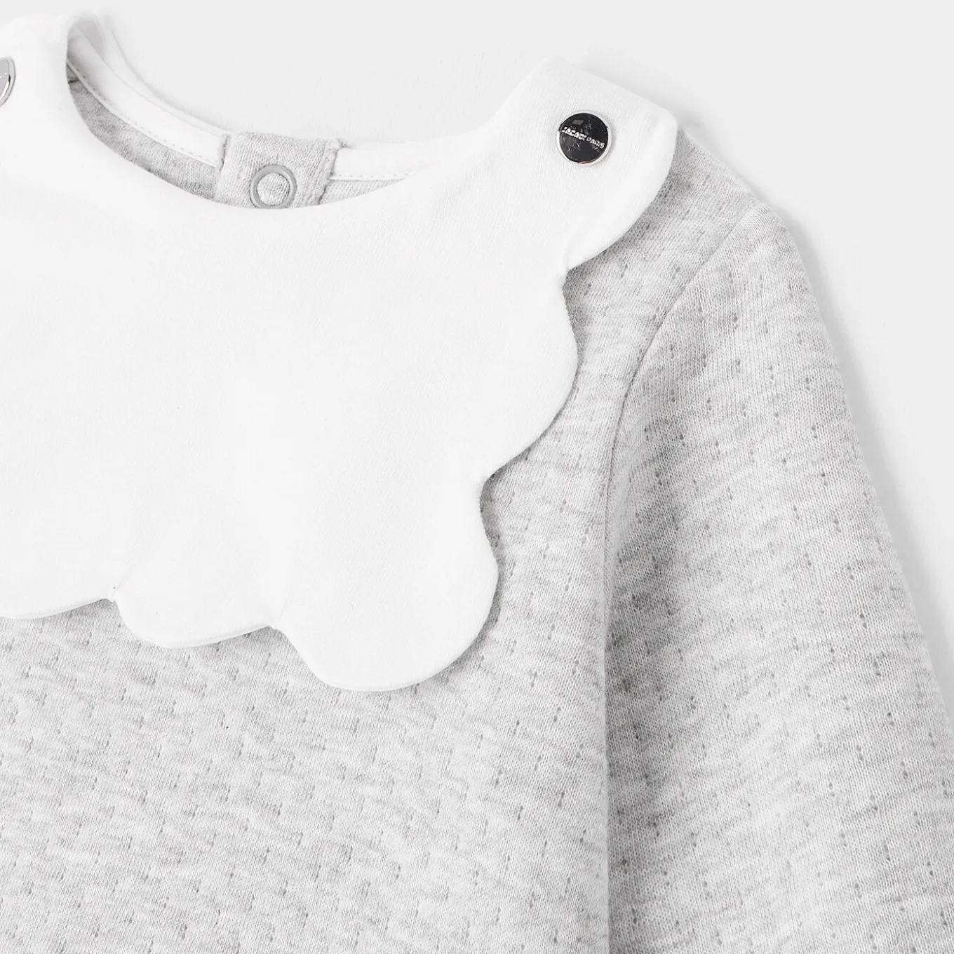 Ensemble pantalon bébé fille - gris chine clair jacadi