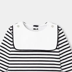 Ensemble pantalon bébé garçon - marine/blanc