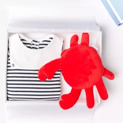 Ensemble pantalon bébé garçon - marine/blanc