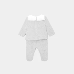 Ensemble pantalon bébé garçon - gris chine clair jacadi