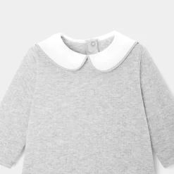 Ensemble pantalon bébé garçon - gris chine clair jacadi