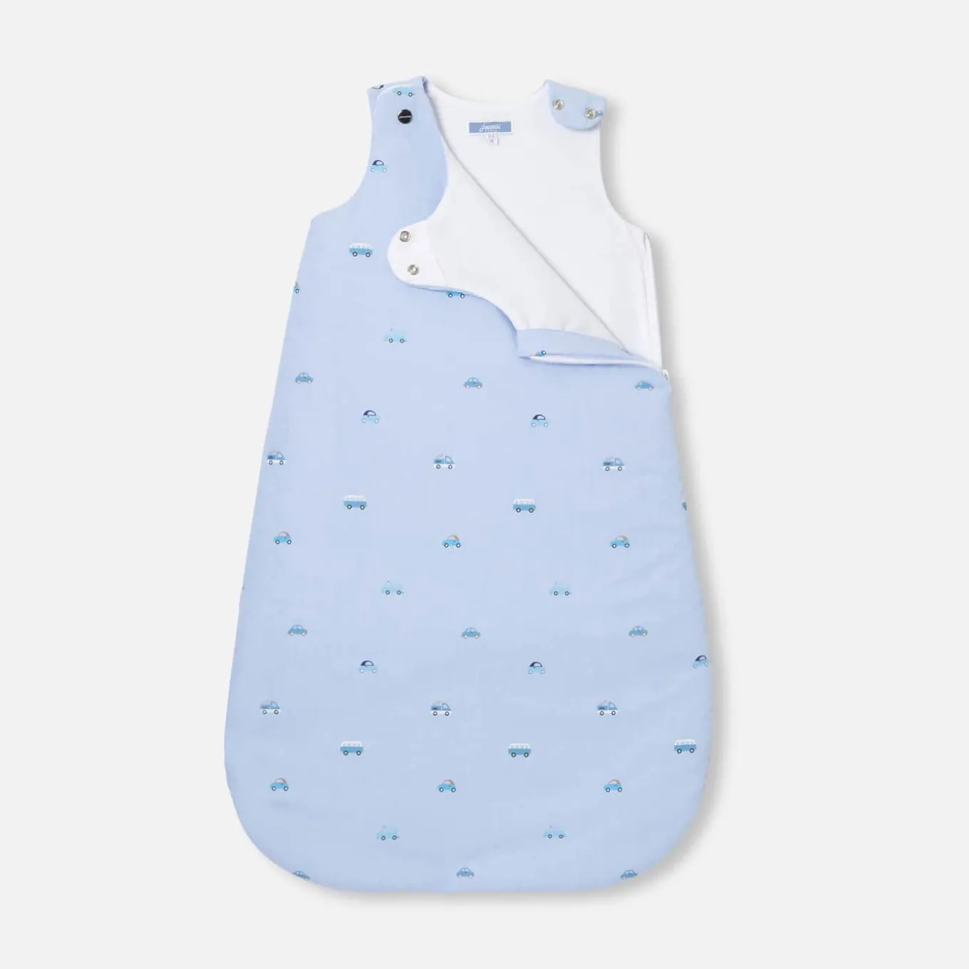 Gigoteuse 0-6 mois en coton - bleu deau/multicolore