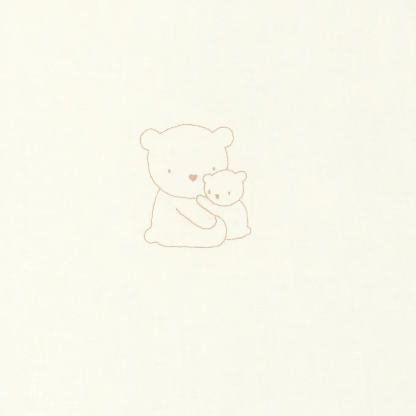 Gigoteuse 0-6 mois en lin - blanc doux jacadi