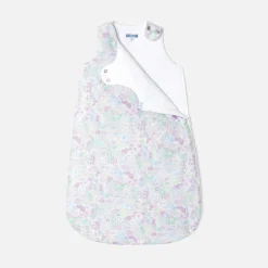 Gigoteuse 0-6 mois en tissu Liberty - blanc/multicolore