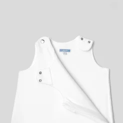 Gigoteuse 0-6 mois en velours - blanc jacadi