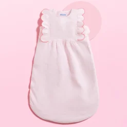 Gigoteuse en lin 0-6 mois - rose pale jacadi