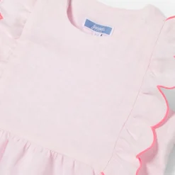 Gigoteuse en lin 0-6 mois - rose pale jacadi