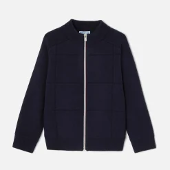 Gilet zippé enfant garçon - marine jacadi