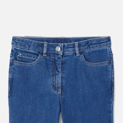 Jean flare enfant fille - bleu denim