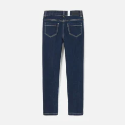 Jean slim enfant fille - denim fonce