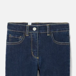 Jean slim enfant fille - denim fonce