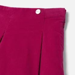 Jupe culotte enfant fille - fuschia