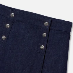 Jupe en jean enfant fille - denim fonce